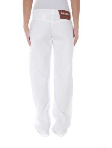 PHARD WHITE WOMEN'S TROUSERS