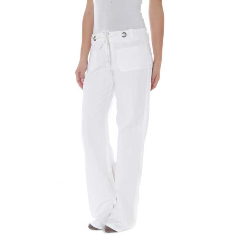 PHARD WHITE WOMEN'S TROUSERS