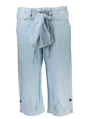 MURPHY&NYE LIGHT BLUE WOMEN'S BERMUDA PANTS