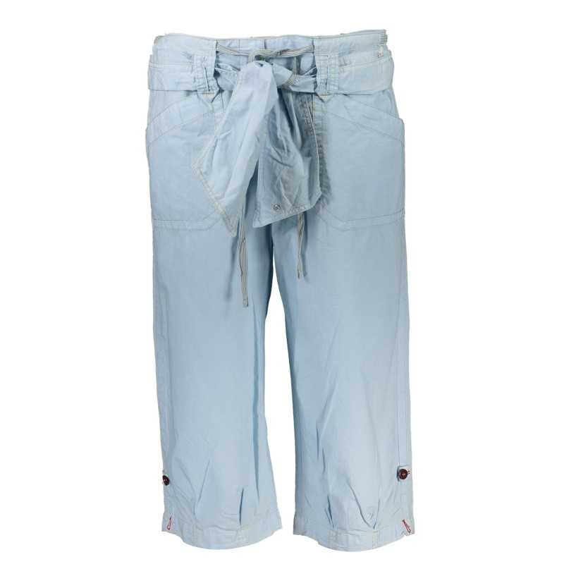 MURPHY&NYE LIGHT BLUE WOMEN'S BERMUDA PANTS