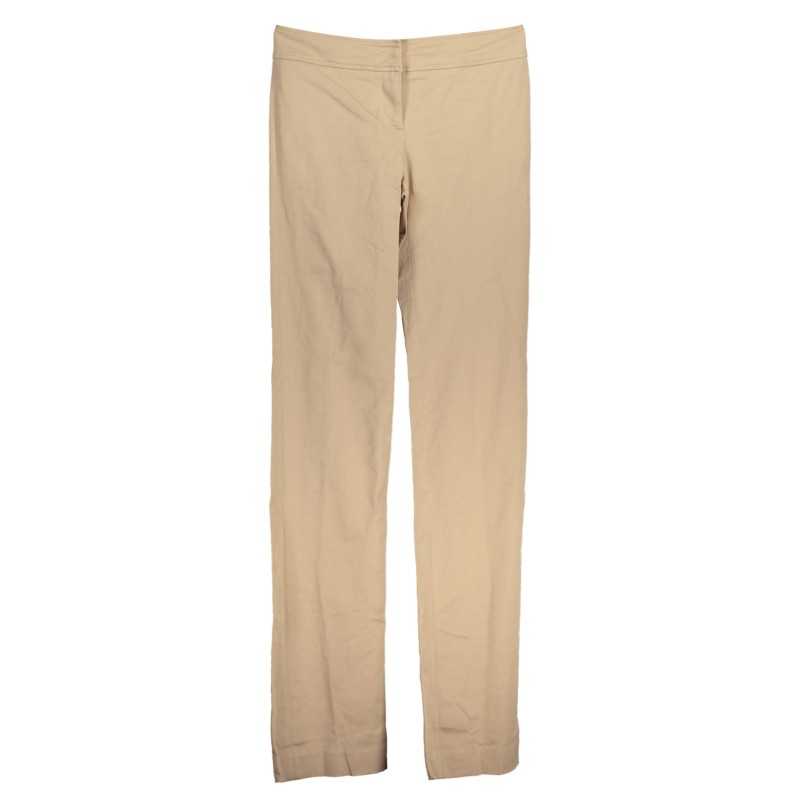 PATRIZIA PEPE WOMEN'S BEIGE TROUSERS