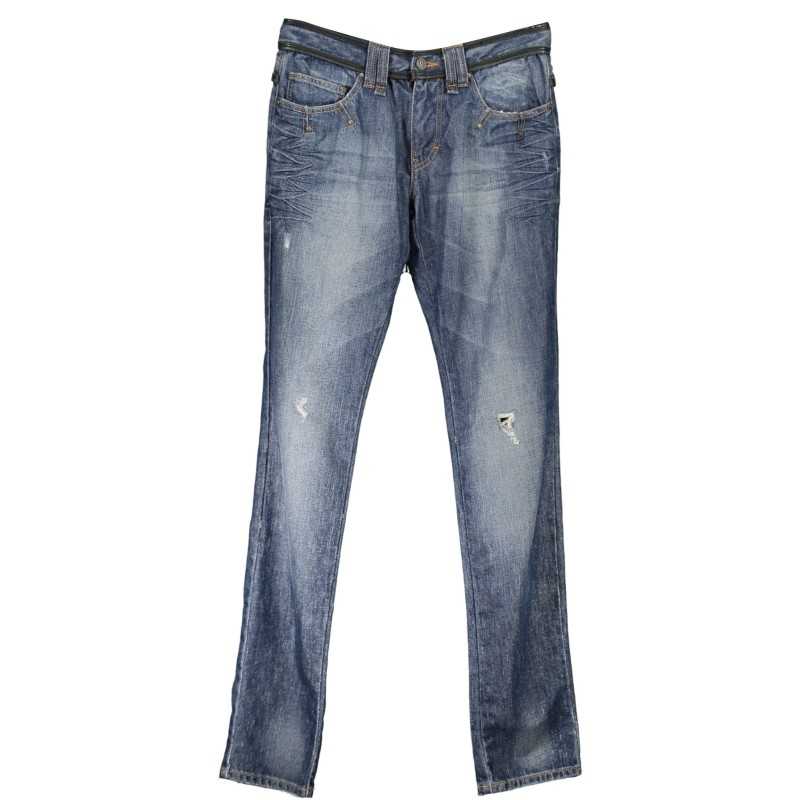 JOHN GALLIANO JEANS DENIM MAN BLUE