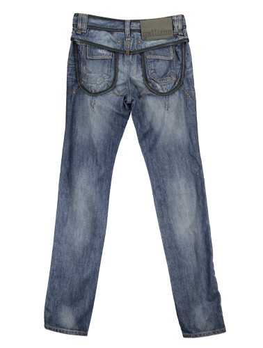 JOHN GALLIANO JEANS DENIM MAN BLUE