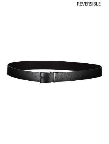 CALVIN KLEIN BLACK MAN LEATHER BELT