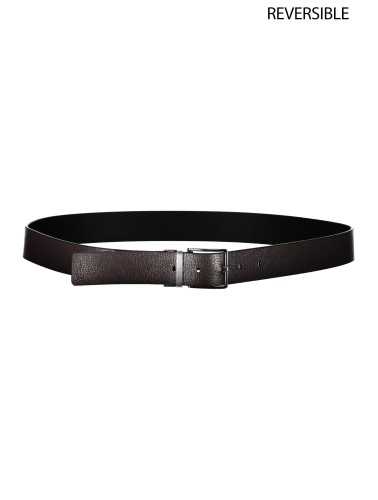 CALVIN KLEIN BLACK MAN LEATHER BELT