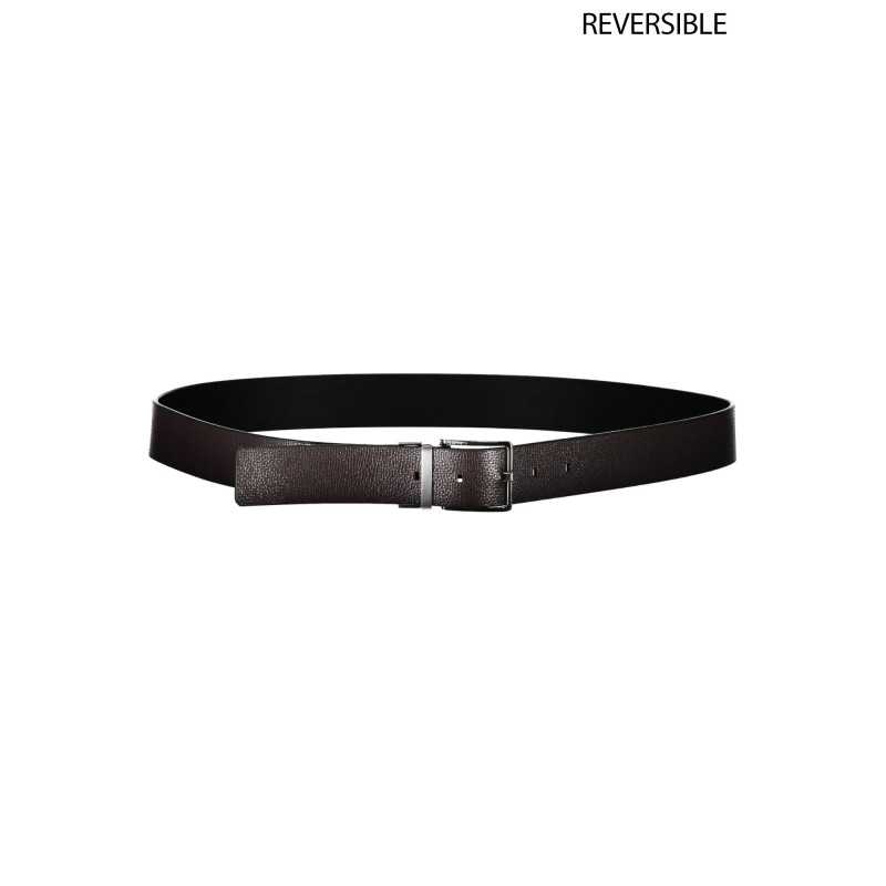 CALVIN KLEIN BLACK MAN LEATHER BELT