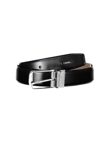 CALVIN KLEIN BLACK MAN LEATHER BELT