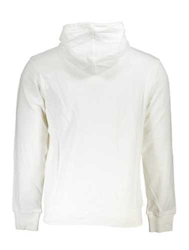 LA MARTINA MEN'S WHITE ZIPPED SWEATSHIRT