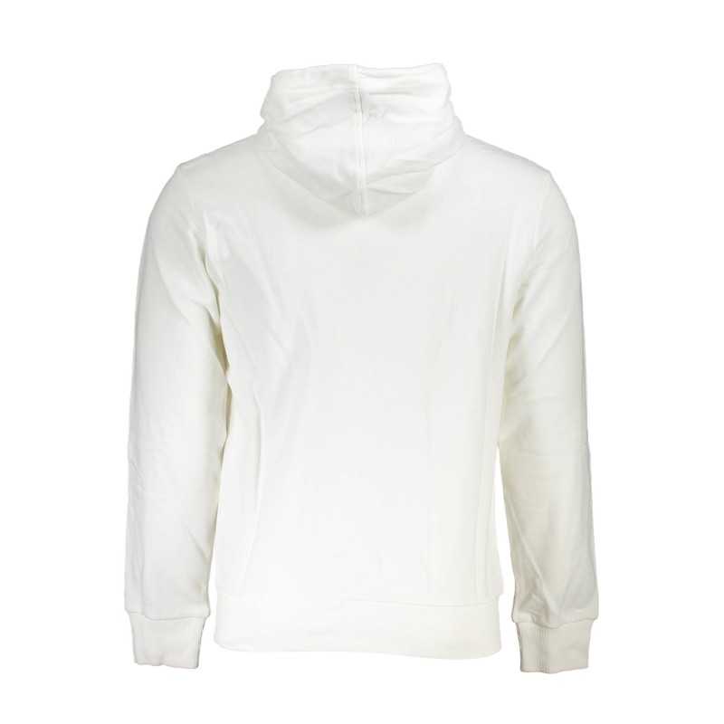 LA MARTINA MEN'S WHITE ZIPPED SWEATSHIRT