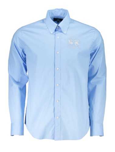 LA MARTINA LIGHT BLUE MAN LONG SLEEVED SHIRT