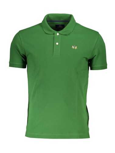 LA MARTINA POLO SHORT SLEEVE MAN GREEN