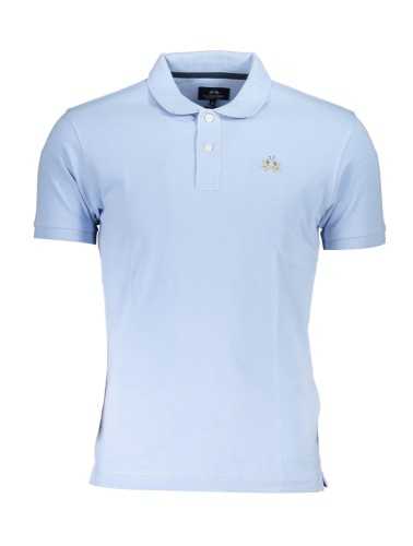 LA MARTINA POLO SHORT SLEEVE MAN LIGHT BLUE