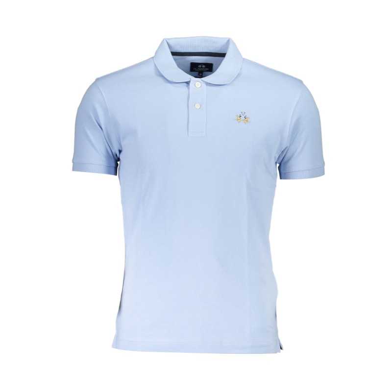 LA MARTINA POLO SHORT SLEEVE MAN LIGHT BLUE