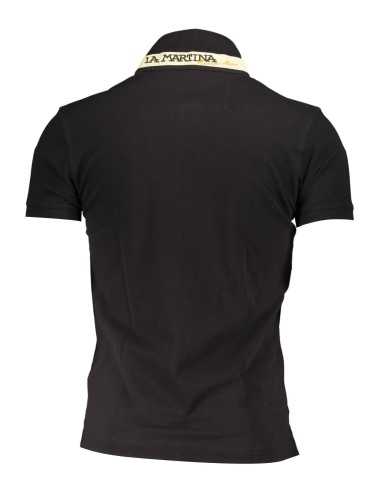 LA MARTINA POLO SHORT SLEEVE MAN BLACK