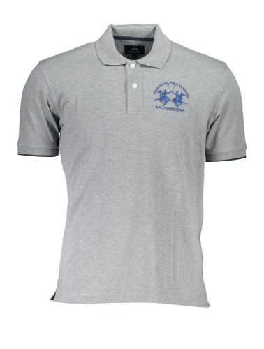 LA MARTINA POLO SHORT SLEEVE MAN GRAY