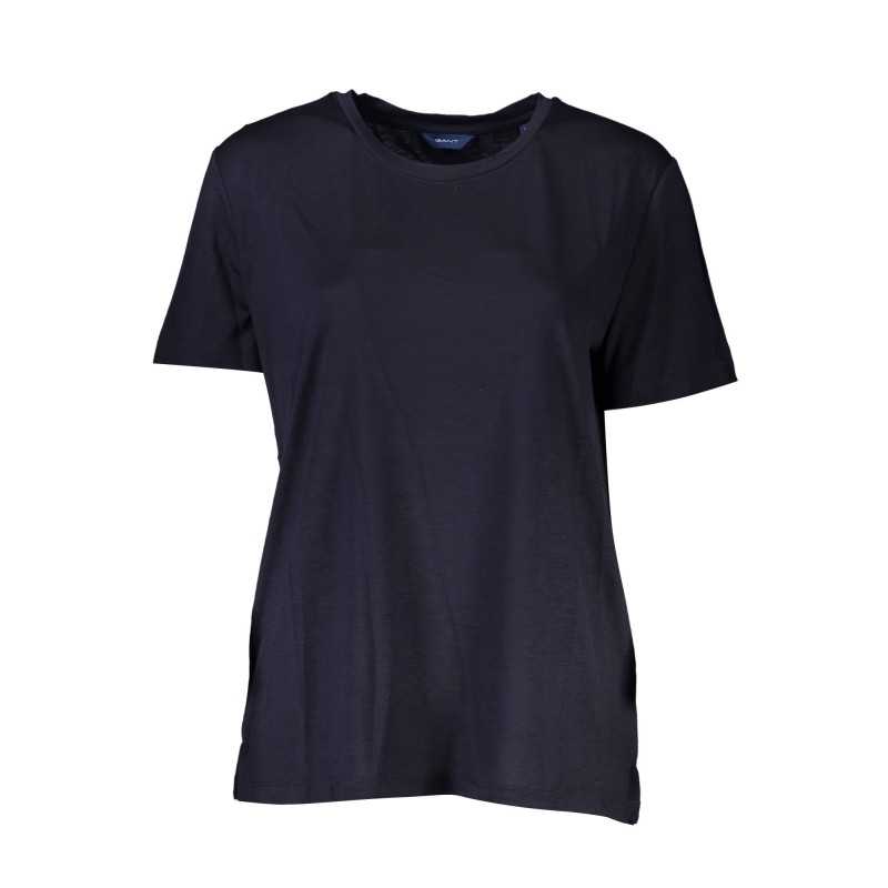 GANT T-SHIRT MANICHE CORTE DONNA BLU