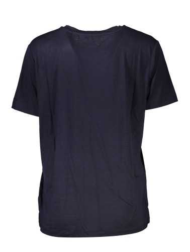 GANT T-SHIRT MANICHE CORTE DONNA BLU