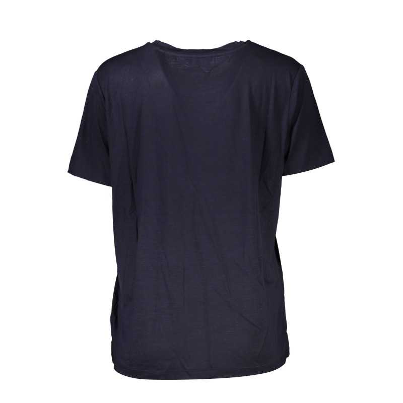 GANT T-SHIRT MANICHE CORTE DONNA BLU