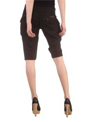 ZUELEMENTS BLACK WOMEN'S BERMUDA PANTS