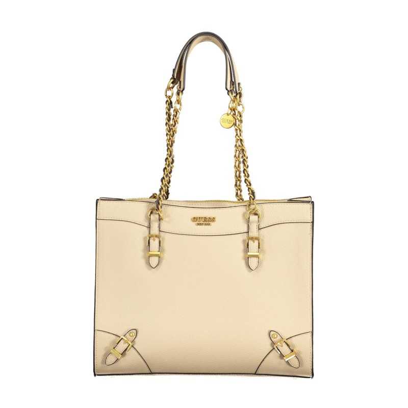 GUESS JEANS BEIGE WOMEN'S BAG