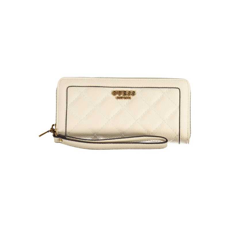 GUESS JEANS WOMEN'S WALLET BEIGE