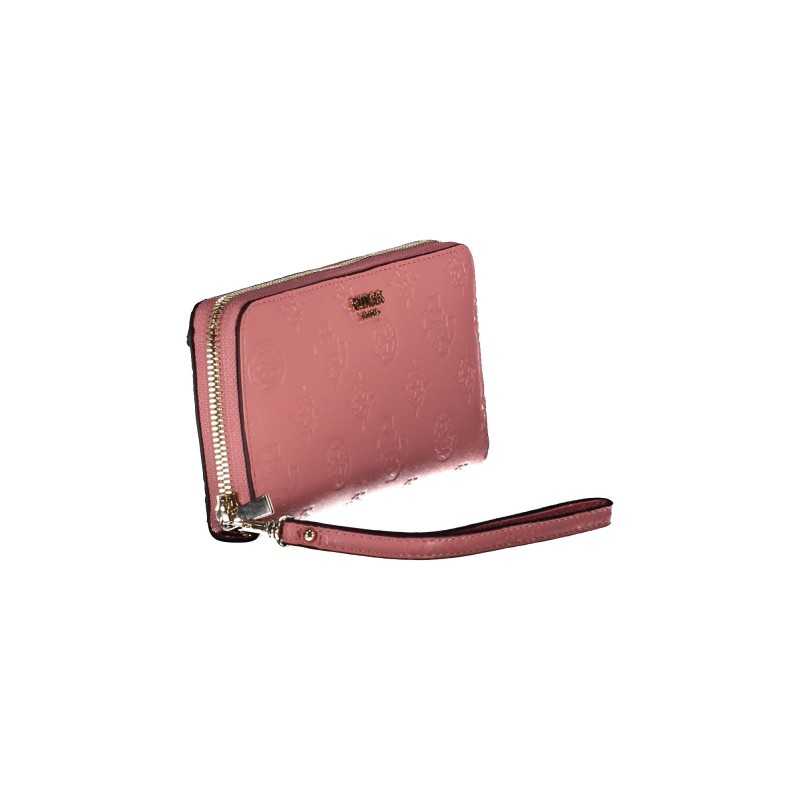 GUESS JEANS PINK WOMEN'S WALLET