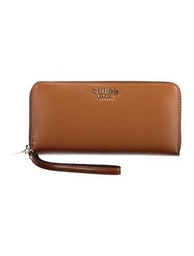 GUESS JEANS WOMEN'S WALLET BROWN