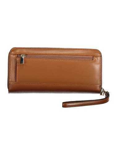 GUESS JEANS WOMEN'S WALLET BROWN