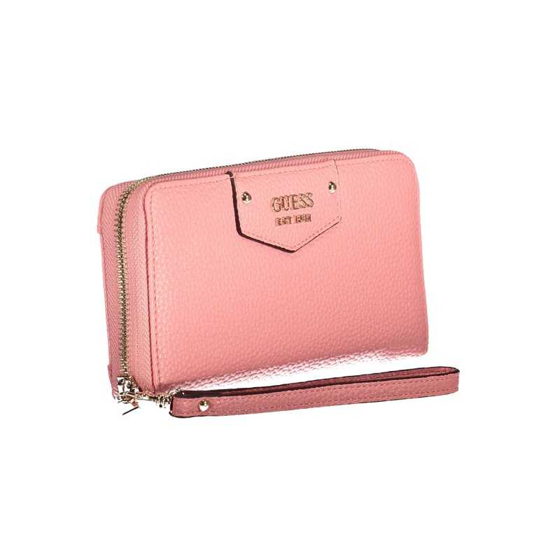 GUESS JEANS PINK WOMEN'S WALLET