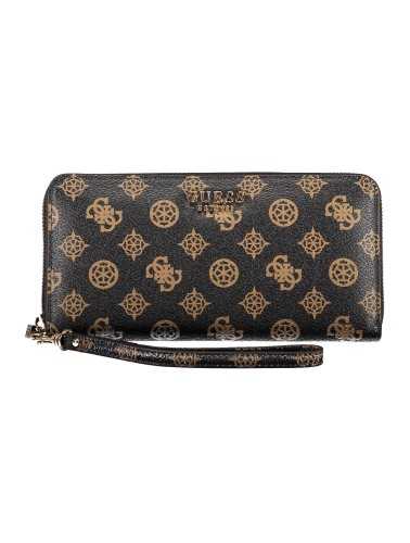 GUESS JEANS WOMEN'S WALLET BROWN