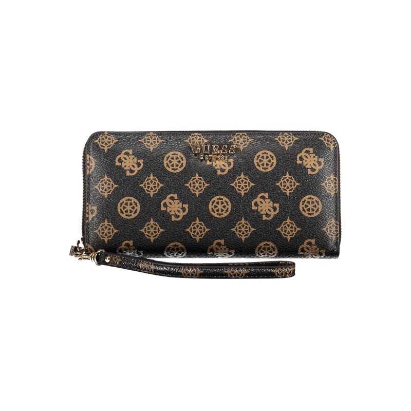 GUESS JEANS WOMEN'S WALLET BROWN