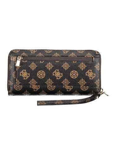 GUESS JEANS WOMEN'S WALLET BROWN