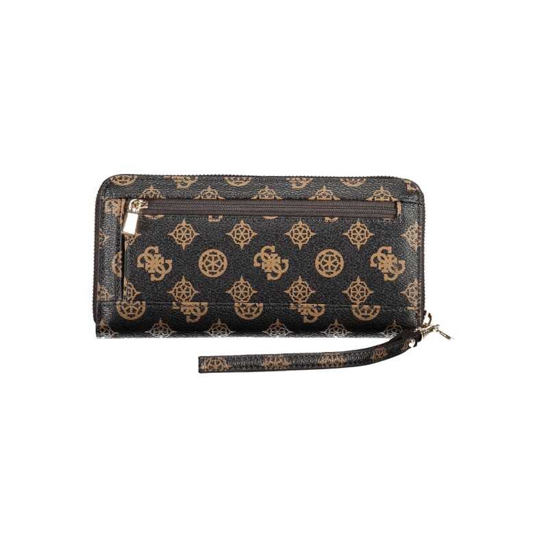 GUESS JEANS WOMEN'S WALLET BROWN