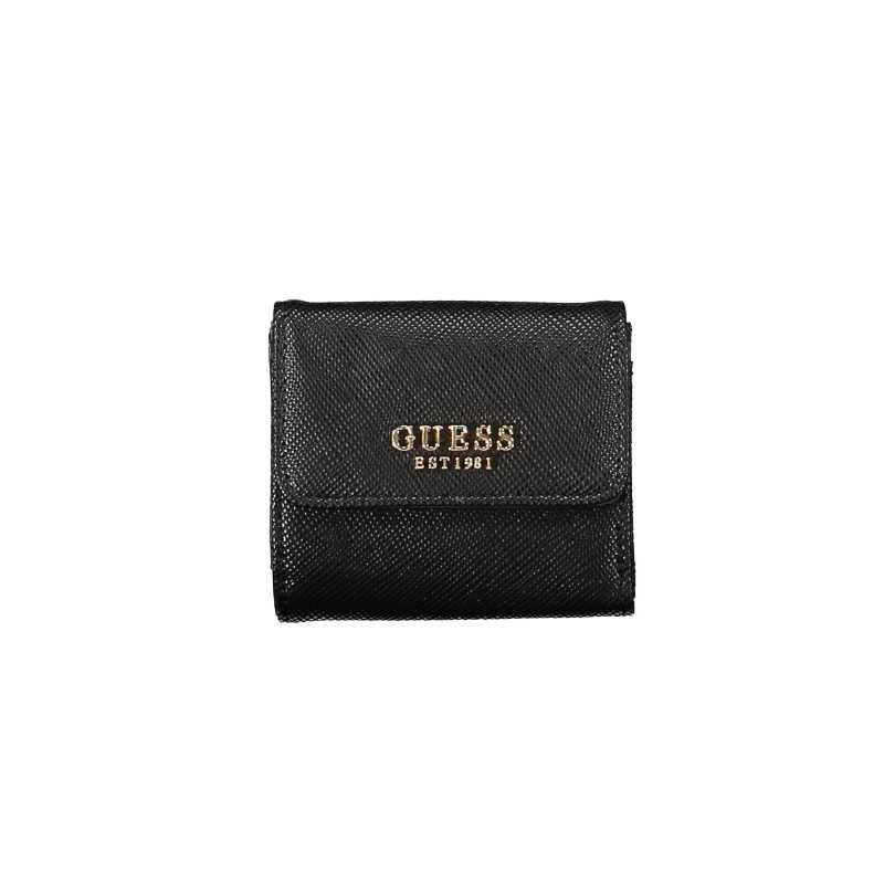 GUESS JEANS WOMEN'S WALLET BLACK