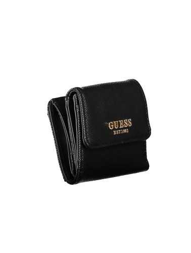 GUESS JEANS WOMEN'S WALLET BLACK