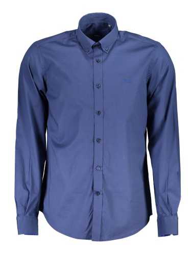 HARMONT & BLAINE BLUE MAN LONG SLEEVED SHIRT