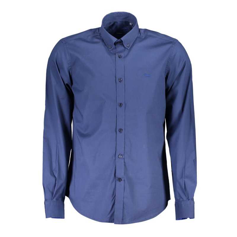 HARMONT & BLAINE BLUE MAN LONG SLEEVED SHIRT