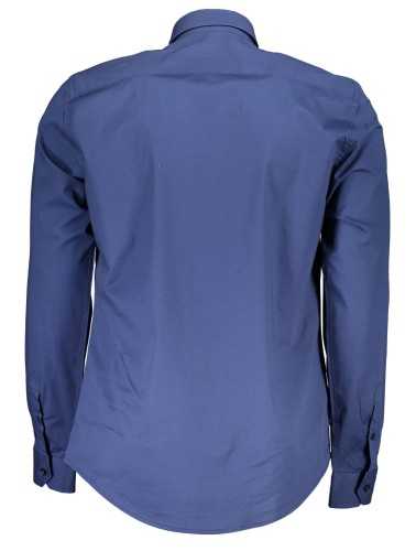 HARMONT & BLAINE BLUE MAN LONG SLEEVED SHIRT