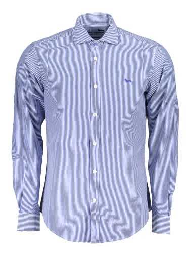 HARMONT & BLAINE BLUE MAN LONG SLEEVED SHIRT