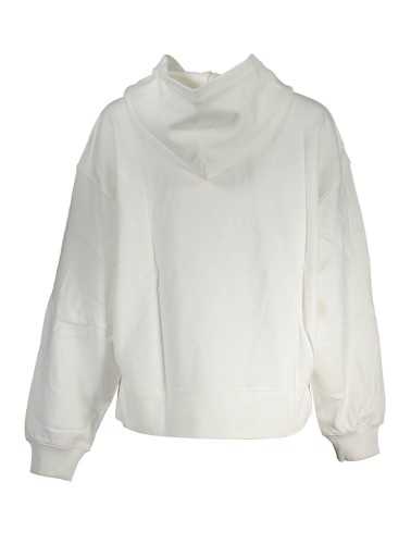 CALVIN KLEIN WOMEN'S SWEATSHIRT WITHOUT ZIP WHITE