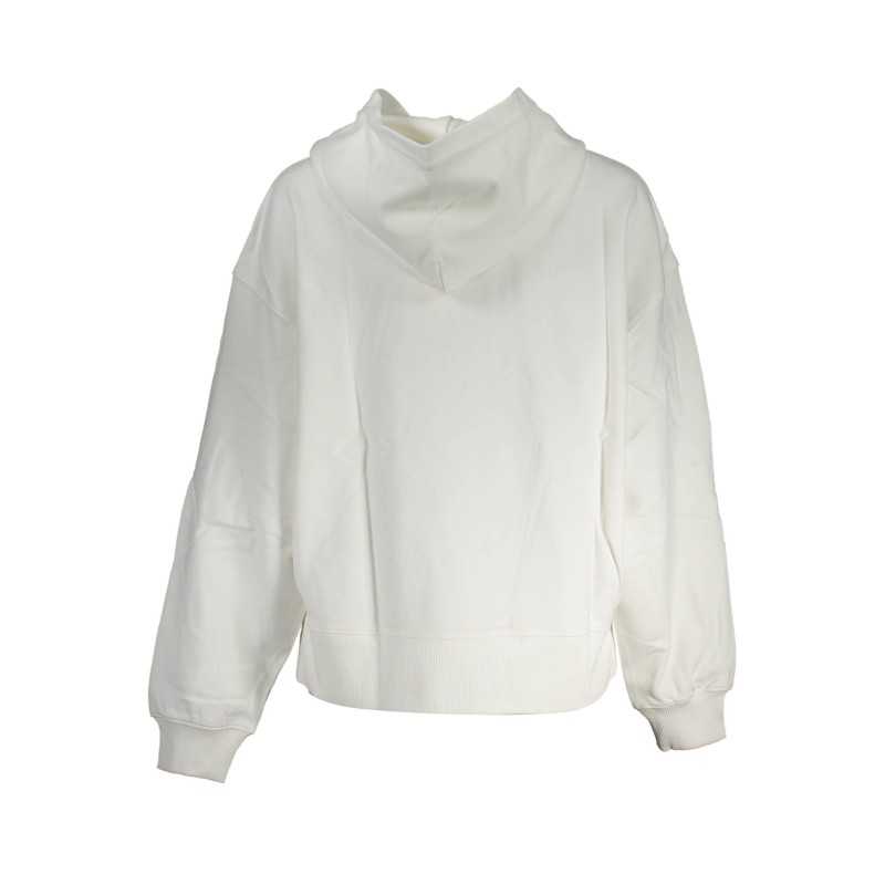 CALVIN KLEIN WOMEN'S SWEATSHIRT WITHOUT ZIP WHITE