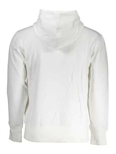 CALVIN KLEIN WHITE MEN'S SWEATSHIRT WITHOUT ZIP