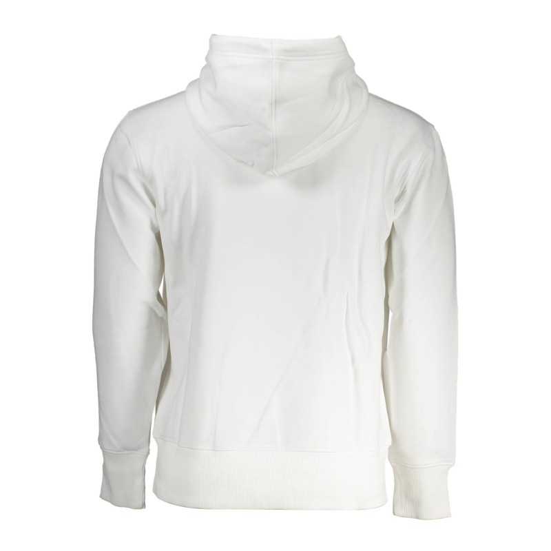 CALVIN KLEIN WHITE MEN'S SWEATSHIRT WITHOUT ZIP