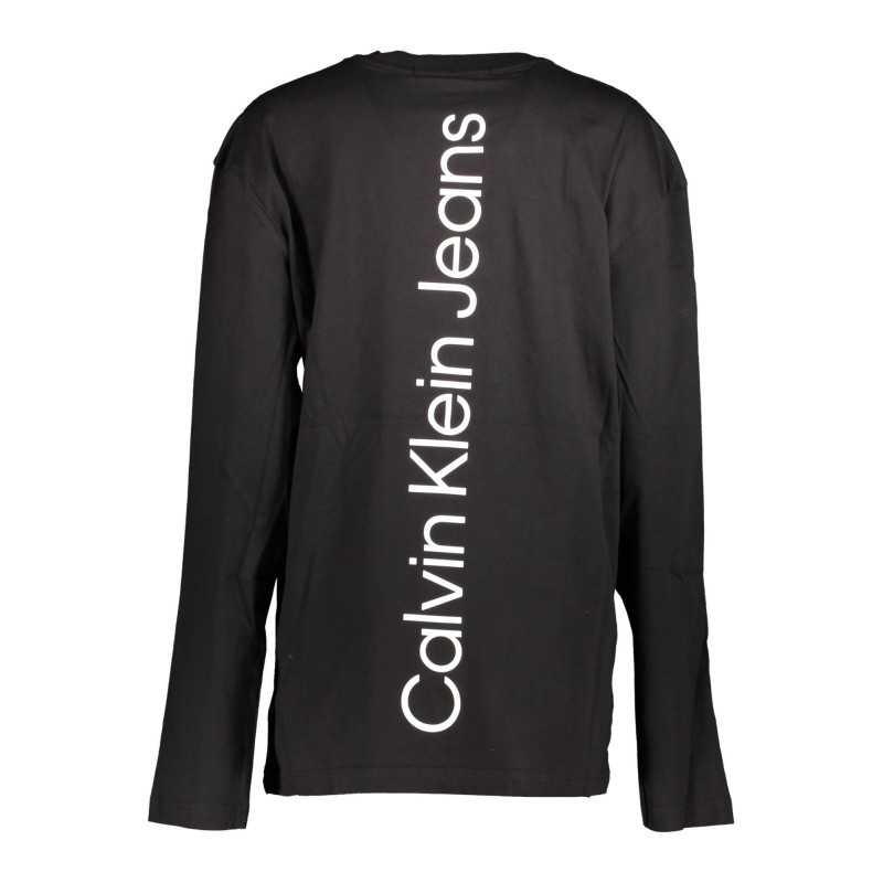 CALVIN KLEIN T-SHIRT MANICHE LUNGHE UOMO NERO