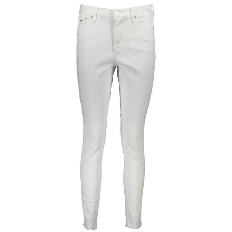 TOMMY HILFIGER JEANS DENIM DONNA BIANCO