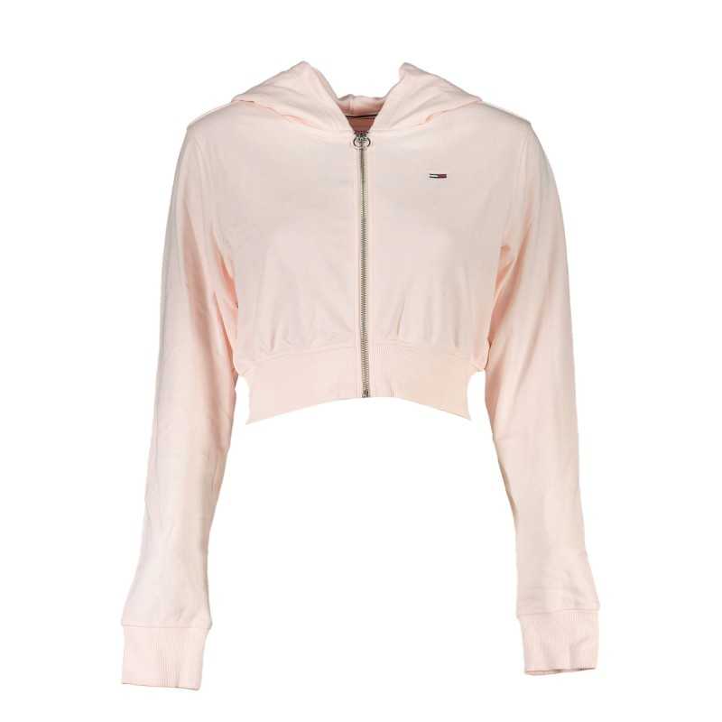 TOMMY HILFIGER FELPA CON ZIP DONNA ROSA