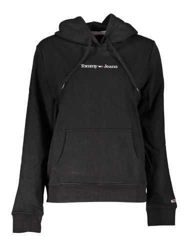 TOMMY HILFIGER FELPA SENZA ZIP DONNA NERO