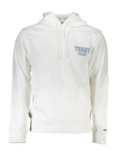 TOMMY HILFIGER MAN WHITE SWEATSHIRT WITHOUT ZIP