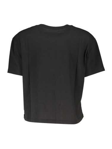 TOMMY HILFIGER T-SHIRT MANICHE CORTE DONNA NERO