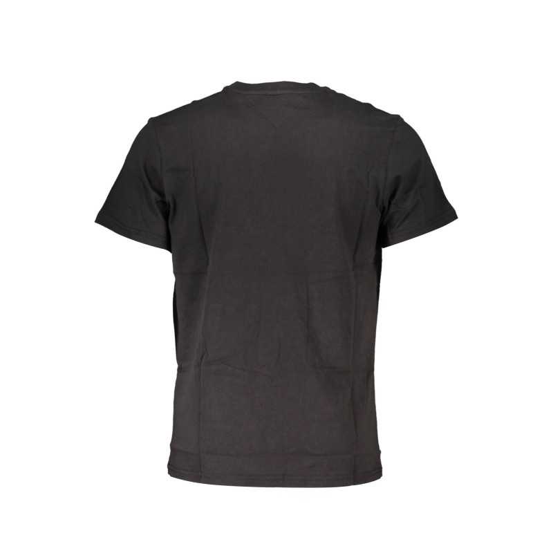 TOMMY HILFIGER BLACK MEN'S SHORT SLEEVE T-SHIRT